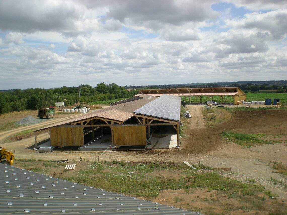 Centrale solaire dans la ville de Chantonnay