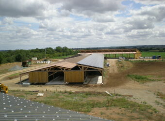 Centrale solaire dans la ville de Chantonnay