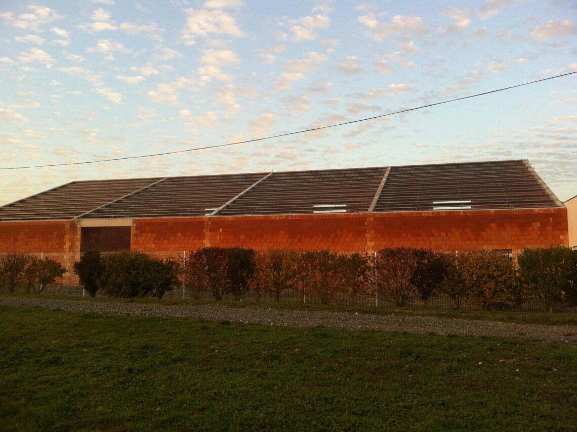 Centrale solaire dans la ville de Aigrefeuille d’Aunis